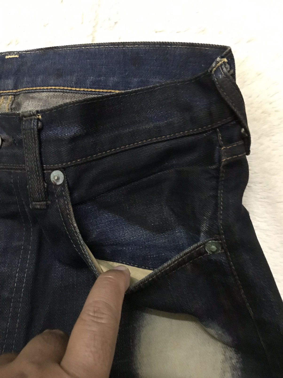 Levi's × Levi's Vintage Clothing × Vintage Levis 501 Big E Lot 66501 Selvedge Jeans Size US 32 / EU 48 - 4 Thumbnail