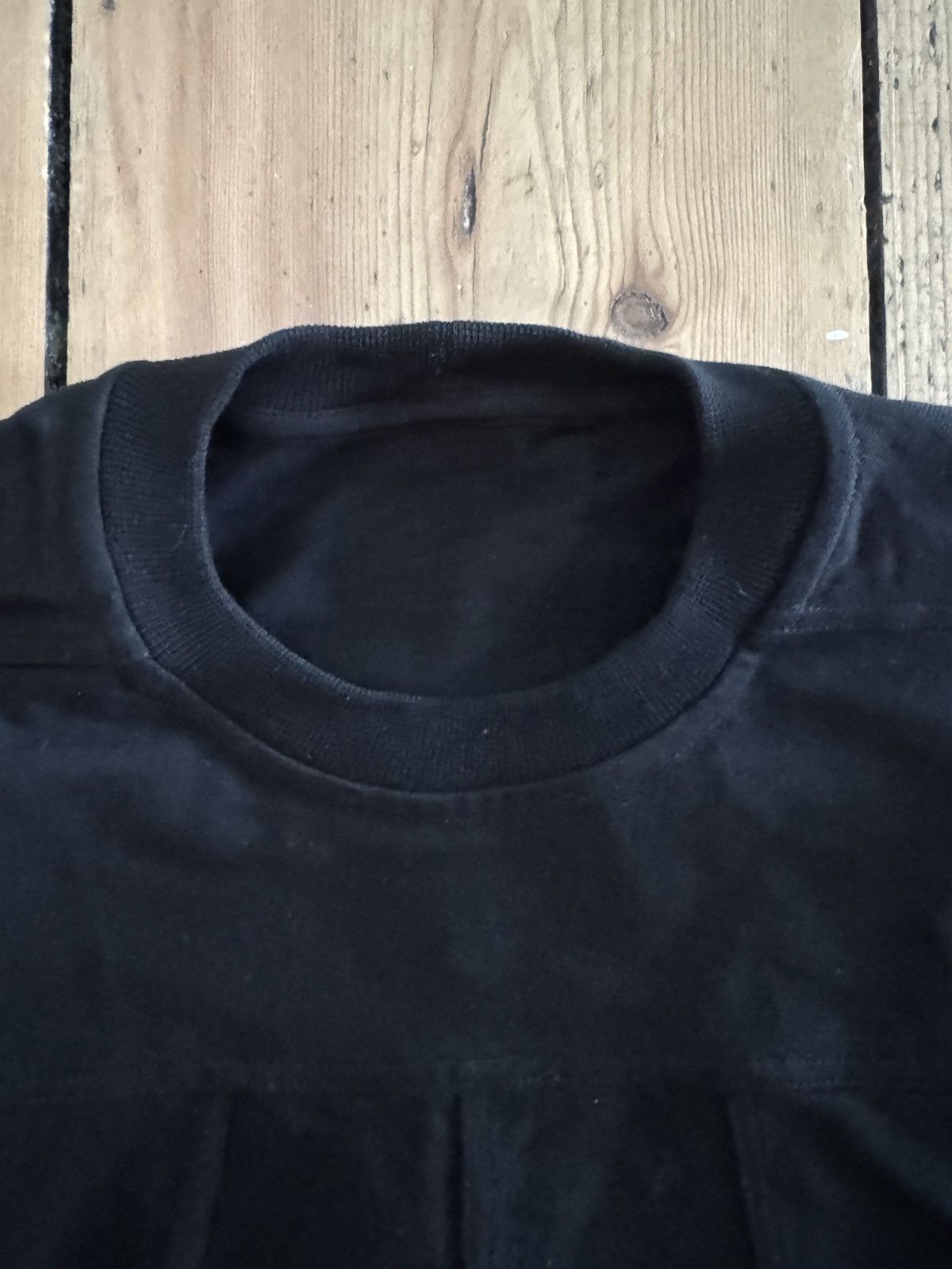 Rick Owens Oversize splint tee in thick cotton Size US M / EU 48-50 / 2 - 4 Thumbnail
