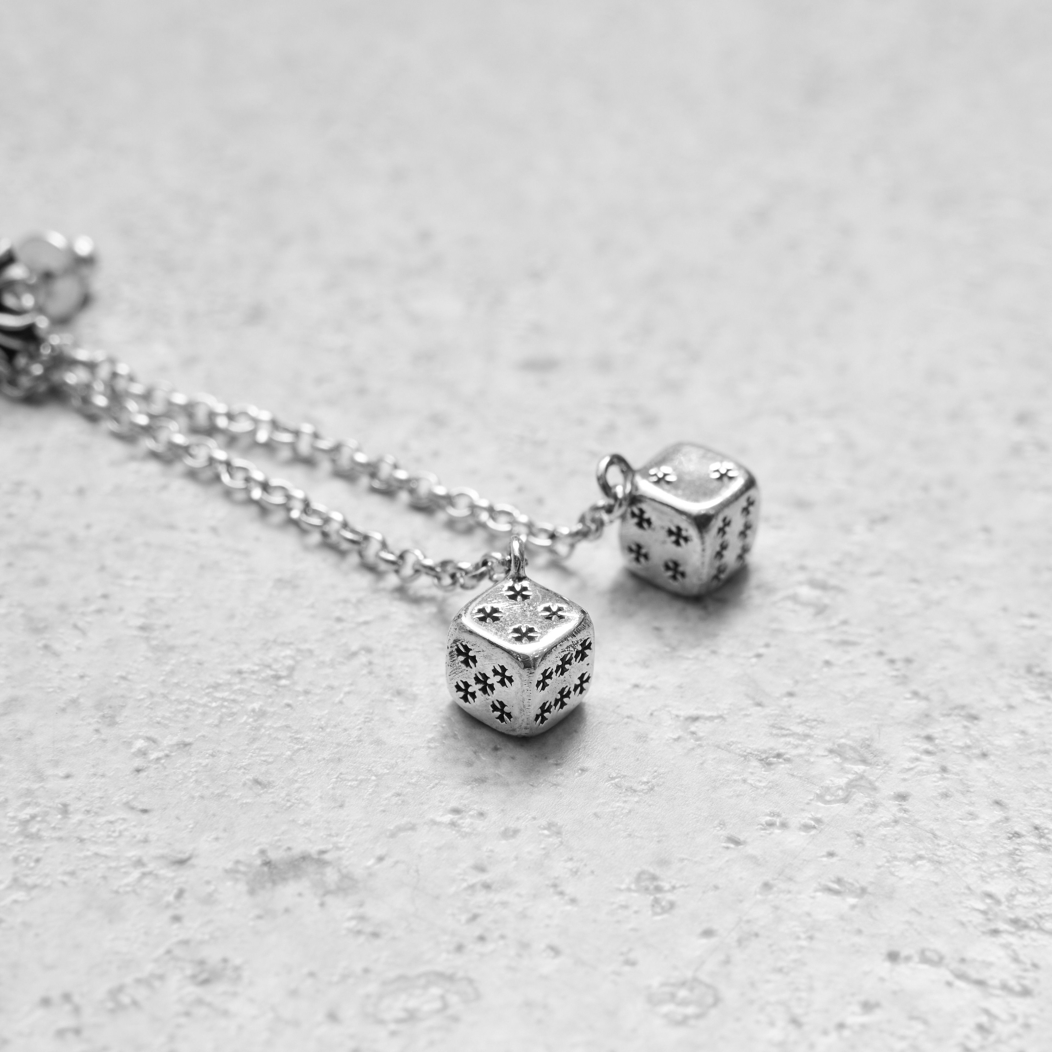 Chrome Hearts CHROME HEARTS CH Plus Post Dice Left Side Earring Size ONE SIZE - 4 Thumbnail