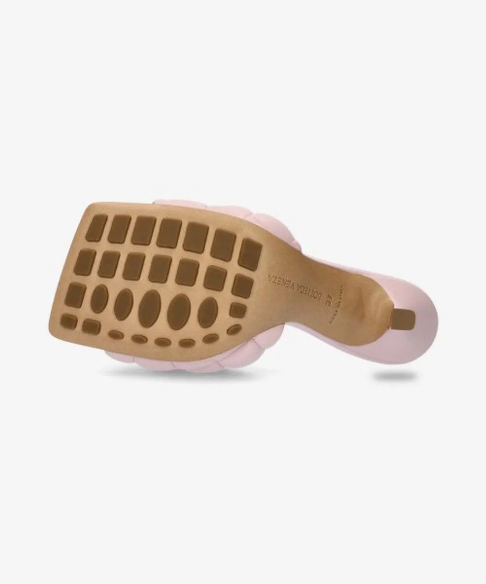 Bottega Veneta o1bcso1str0225 Padded Mules in Light Pink Size US 7 / IT 37 - 4 Thumbnail