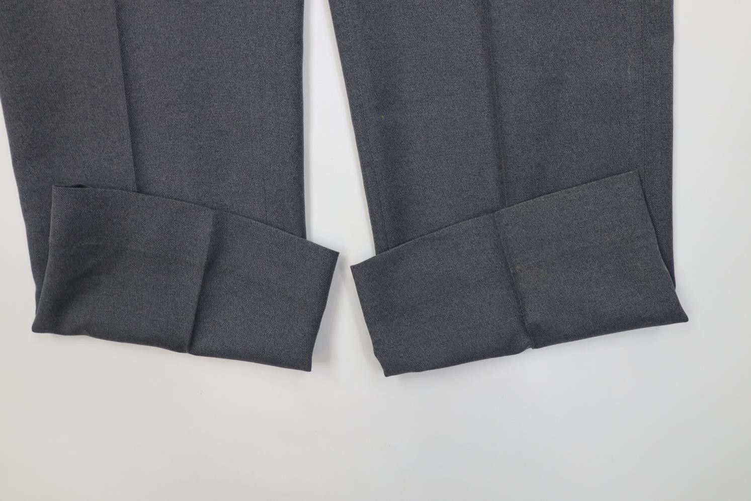 Vintage Vintage 70s Streetwear Knit Wide Leg Chino Pants Gray USA Size US 36 / EU 52 - 6 Thumbnail