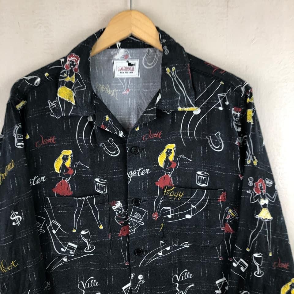 Japanese Brand Gangsterville shirt Size US L / EU 52-54 / 3 - 3 Thumbnail