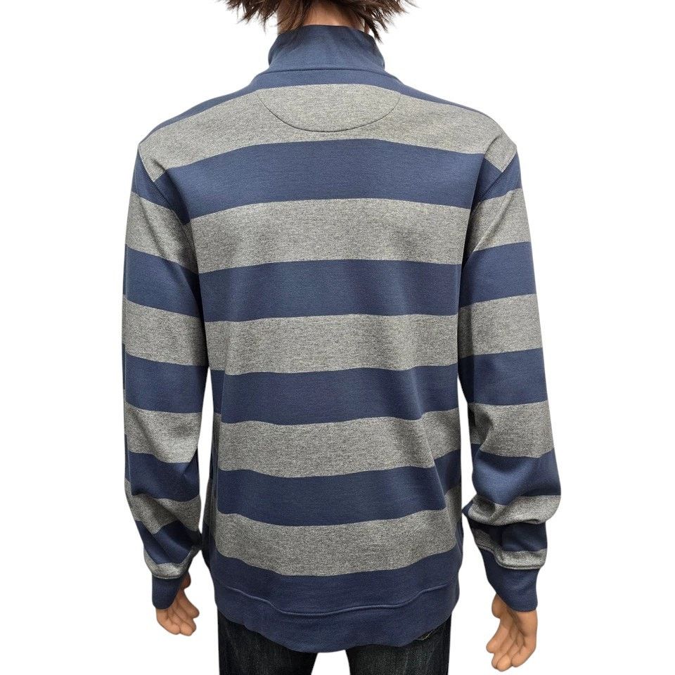 Vineyard Vines VINEYARD VINES Saltwater 1/4 Quarter Zip Sweater L Striped Size US L / EU 52-54 / 3 - 8 Thumbnail