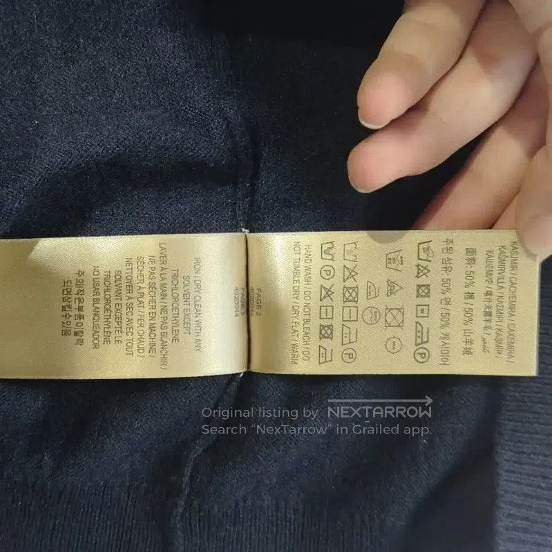 Burberry Burberry Navy Wool Women's Knit Sweater. Size M / US 6-8 / IT 42-44 - 5 Thumbnail