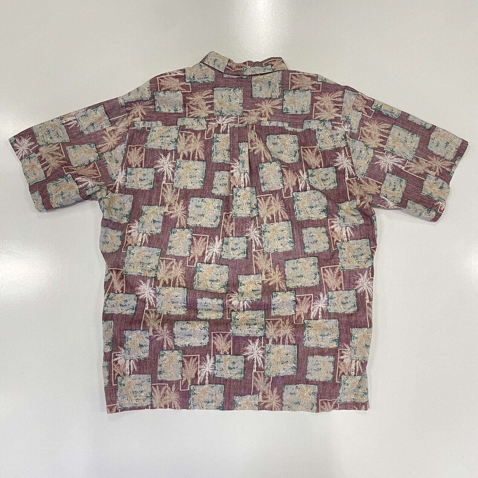 Other VTG Cooke Street Honolulu Reverse Print Hawaiian Palm Shirt Size US L / EU 52-54 / 3 - 6 Thumbnail
