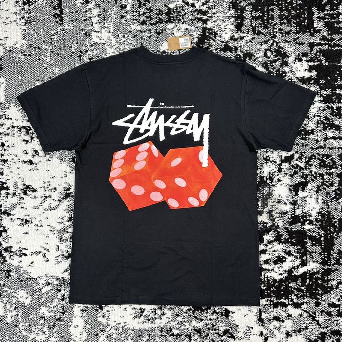 Stussy STUSSY DICED OUT TEE BLACK - SMALL | Grailed