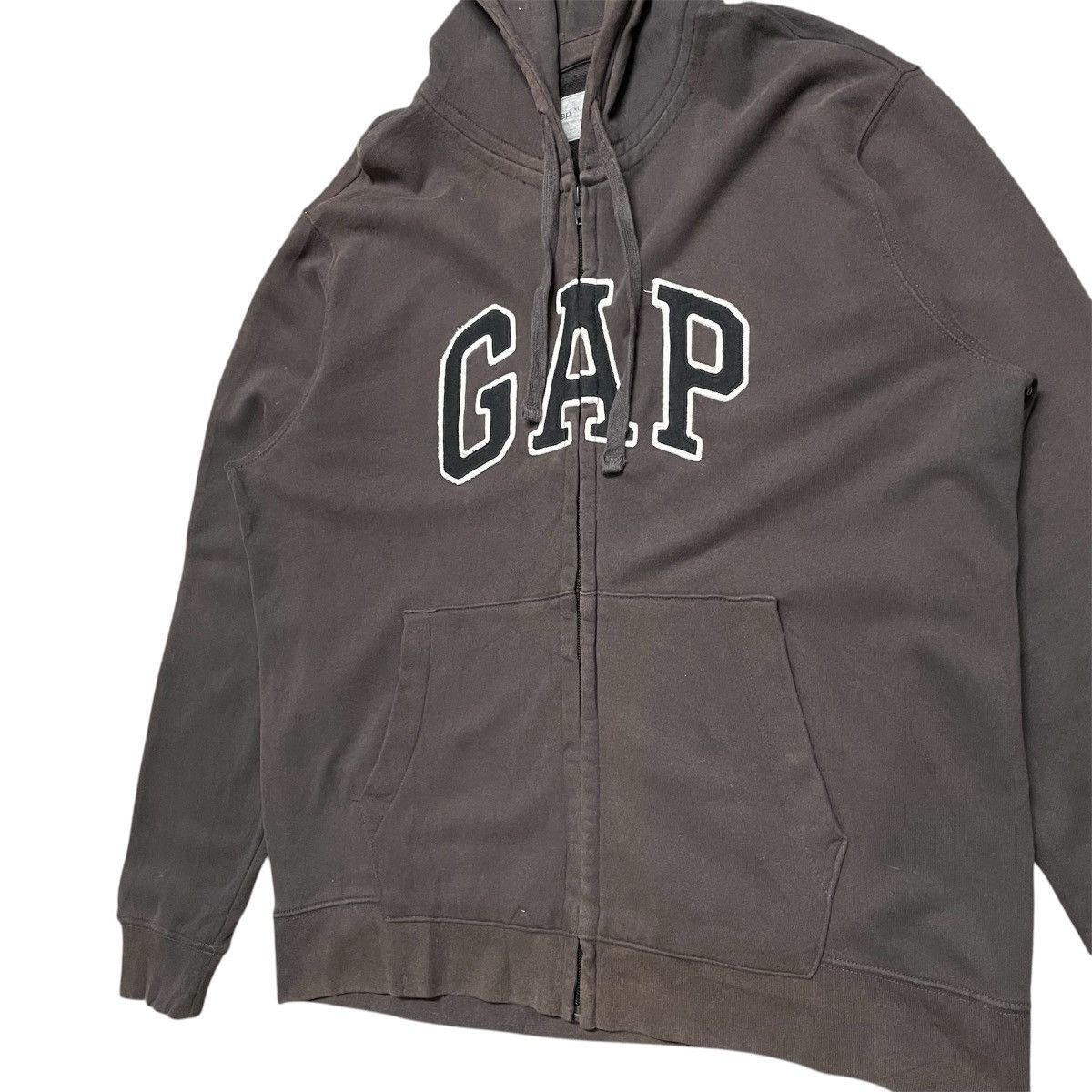 Gap × Vintage Gap Big Logo Sunfaded Fullzip Hoodie Size US XL / EU 56 / 4 - 2 Thumbnail