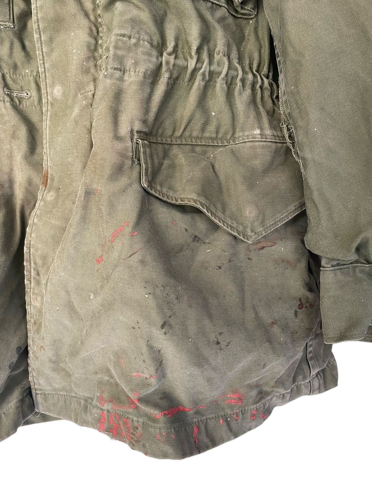 Buzz Rickson's Rare 🔥 Paint Splatter Twill Field Shell Field M-1951 US ARMY Size US M / EU 48-50 / 2 - 17 Thumbnail