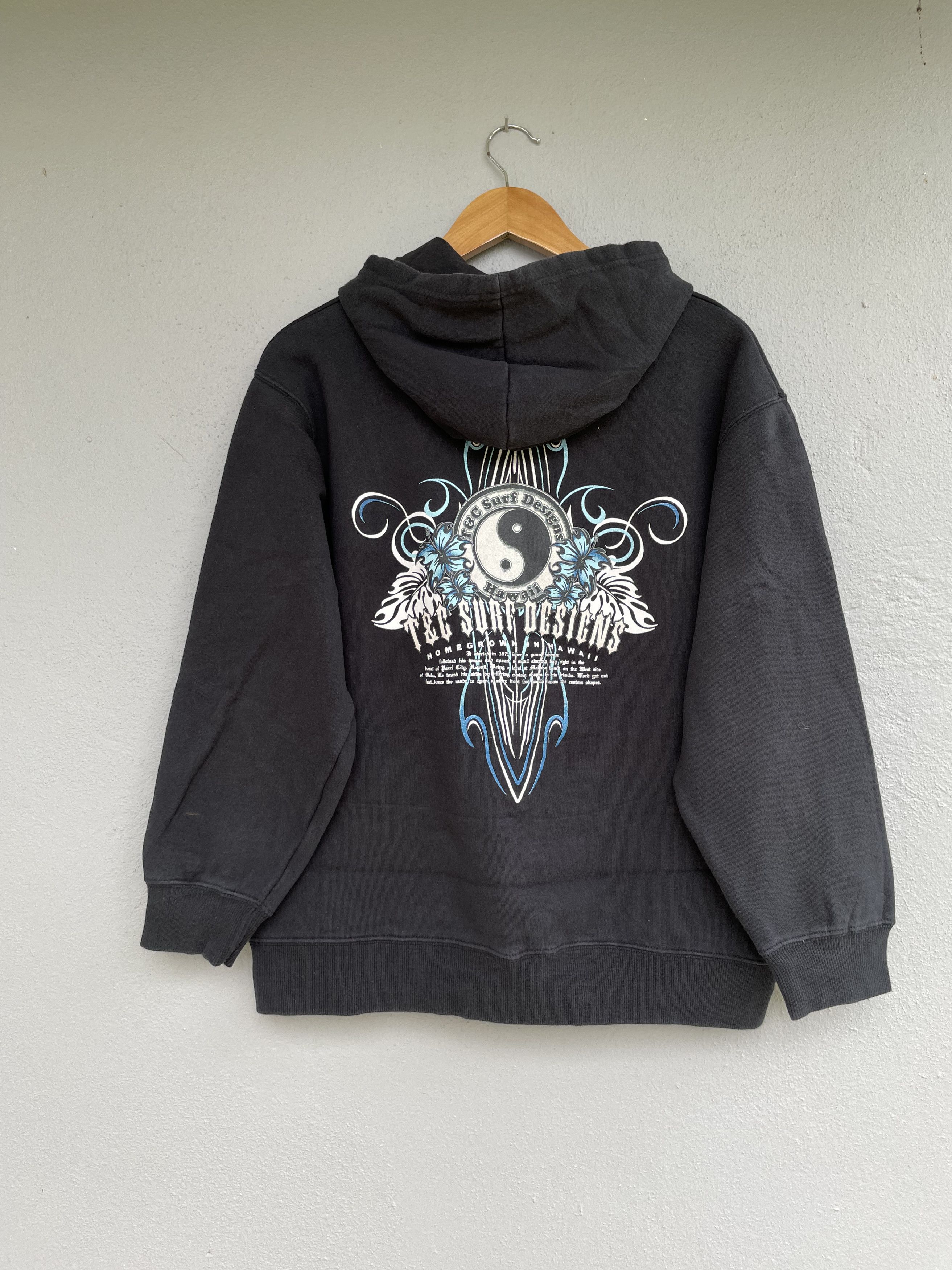 Japanese Brand Vintage T&C Surf Designs Big Logo Hoodie Boxy Size US M / EU 48-50 / 2 - 2 Thumbnail