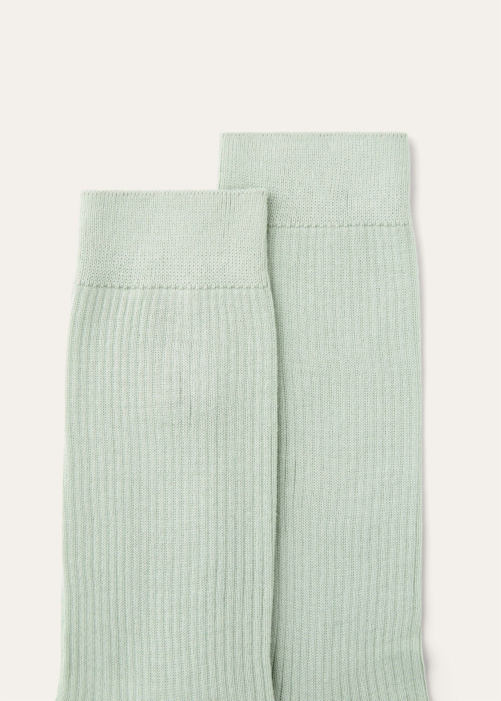 Loro Piana os11x0426 FAQ8263 Size: OS / Socks in Pale Leaf Size ONE SIZE - 2 Thumbnail