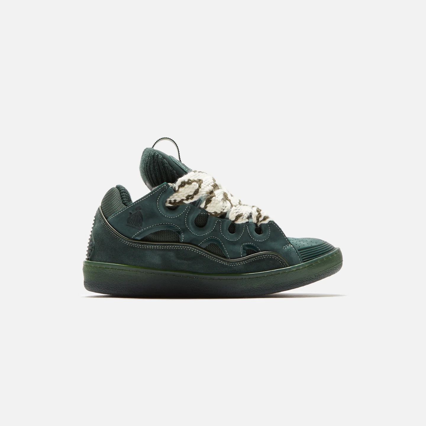oc11z0325 Curb Low Top Sneakers in Dark Green