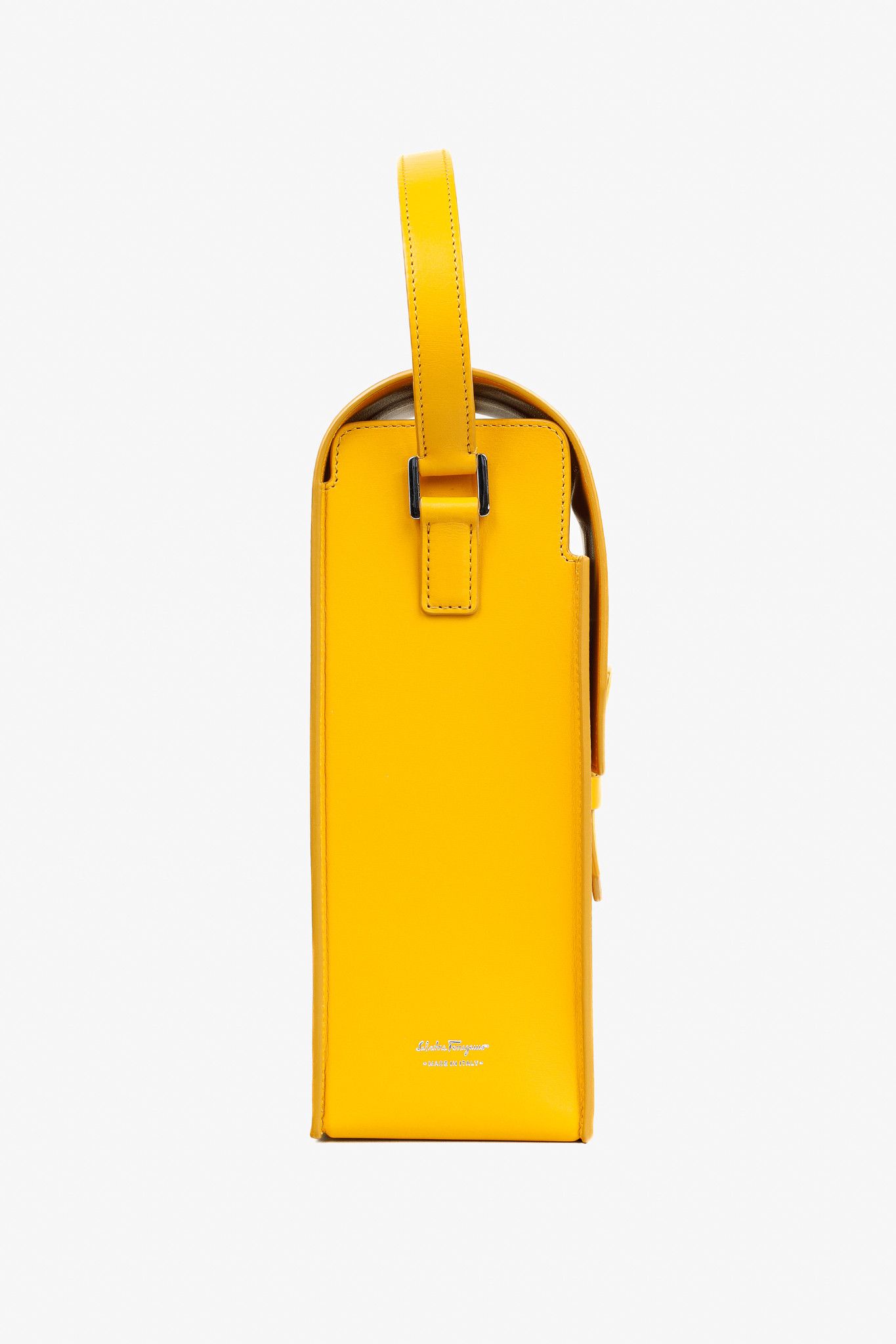 Salvatore Ferragamo Salvatore Ferragamo Leather Long Structured Crossbody Bag Size ONE SIZE - 7 Thumbnail