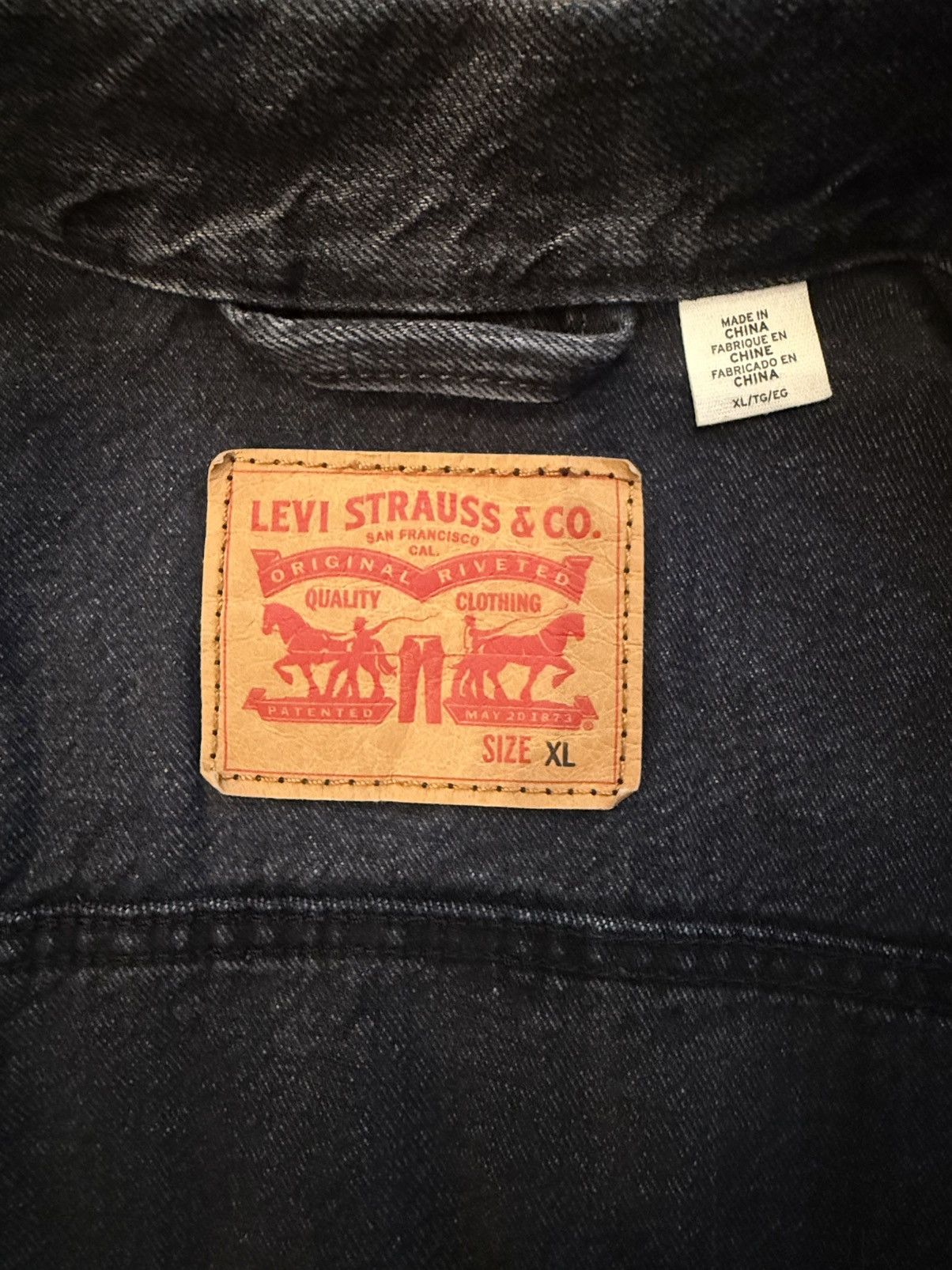 Levi's × Vintage Levi’s Black Denham Jacket Size US XL / EU 56 / 4 - 3 Thumbnail