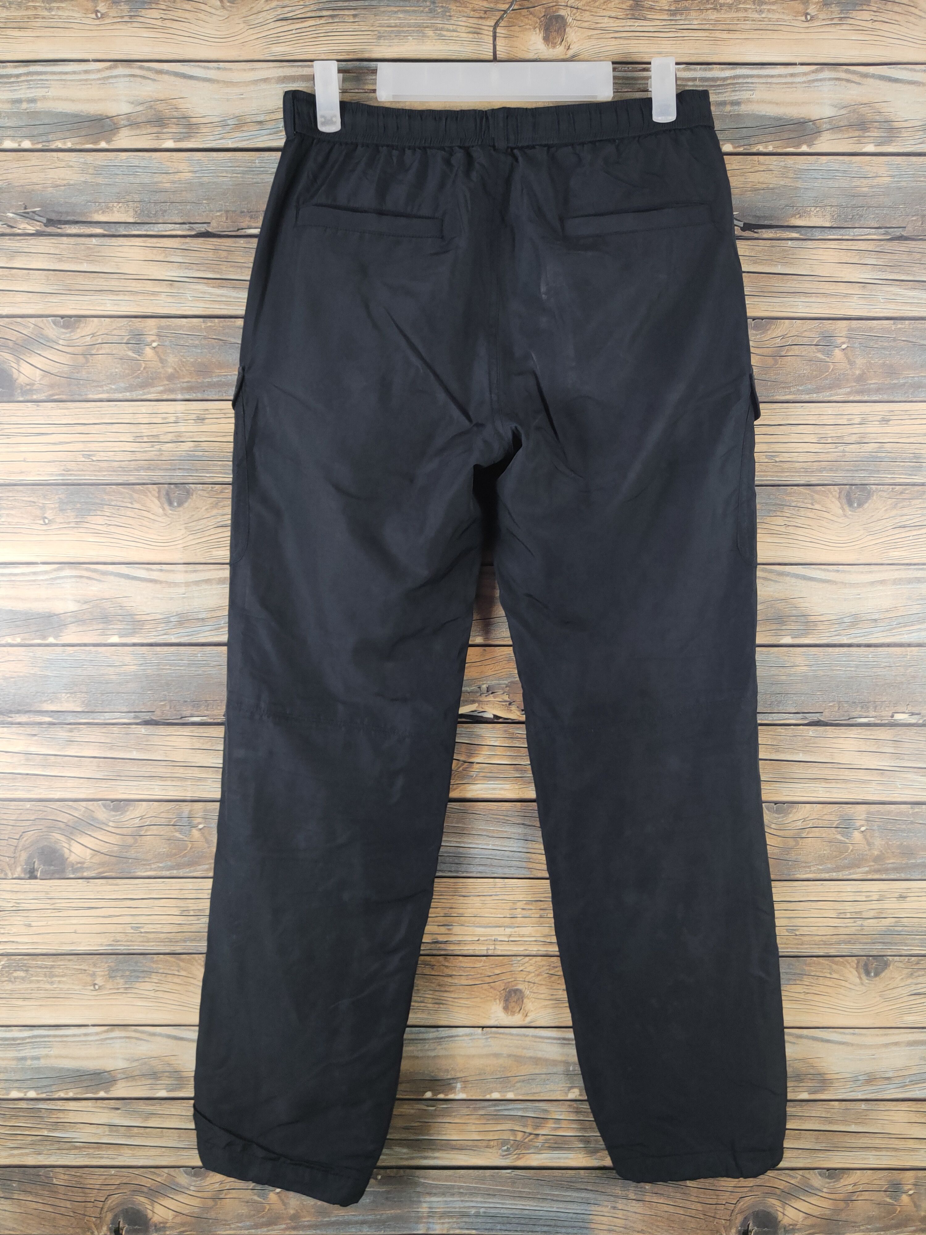 Japanese Brand DL Uniqlo Black Multipocket Sweatpants #2673 Size US 30 / EU 46 - 7 Thumbnail