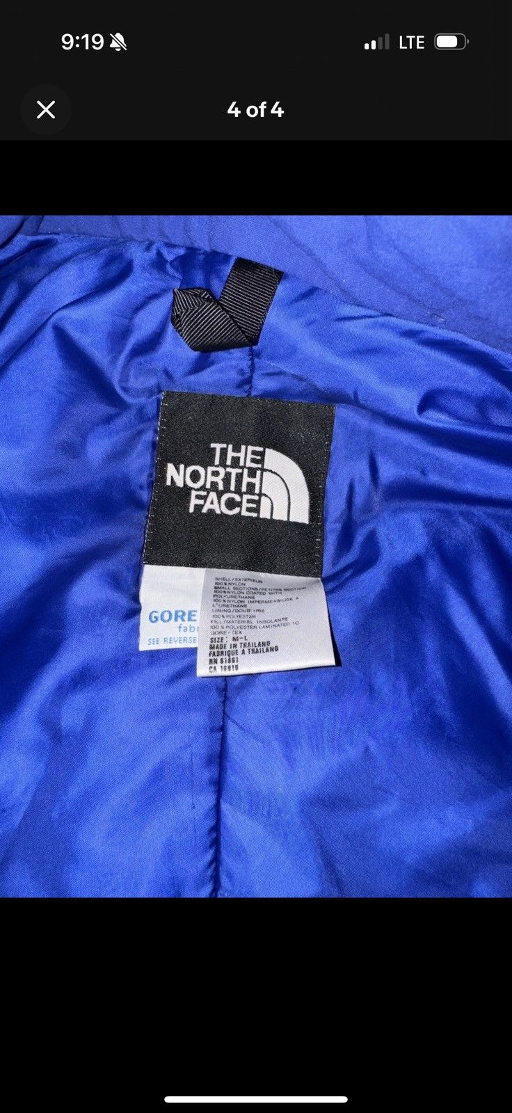 The North Face Vintage gortex vertical jacket Size US L / EU 52-54 / 3 - 4 Thumbnail