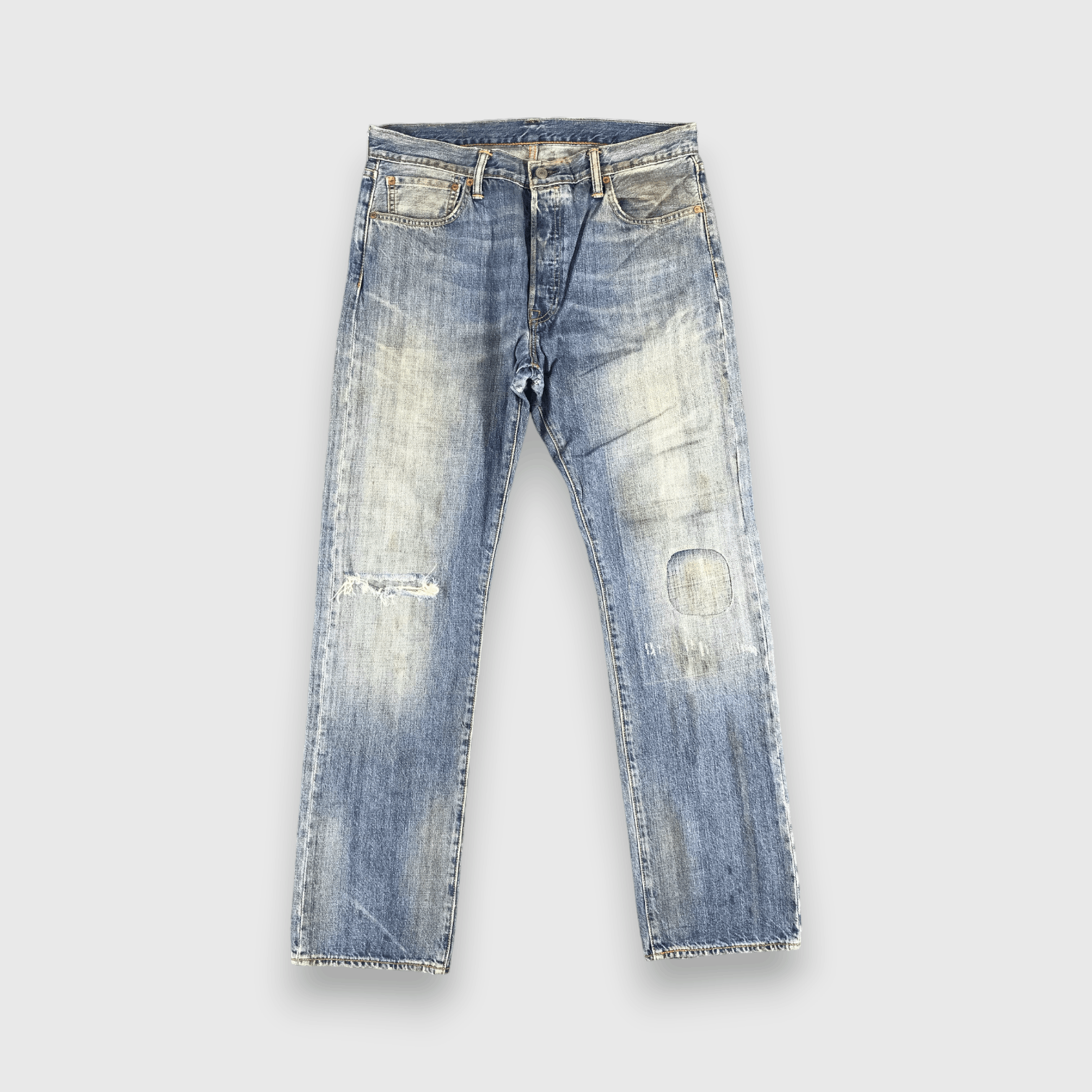 Levi's Vintage Blue Wash Levis 501 Jeans-J1902 Size US 35 - 1 Thumbnail