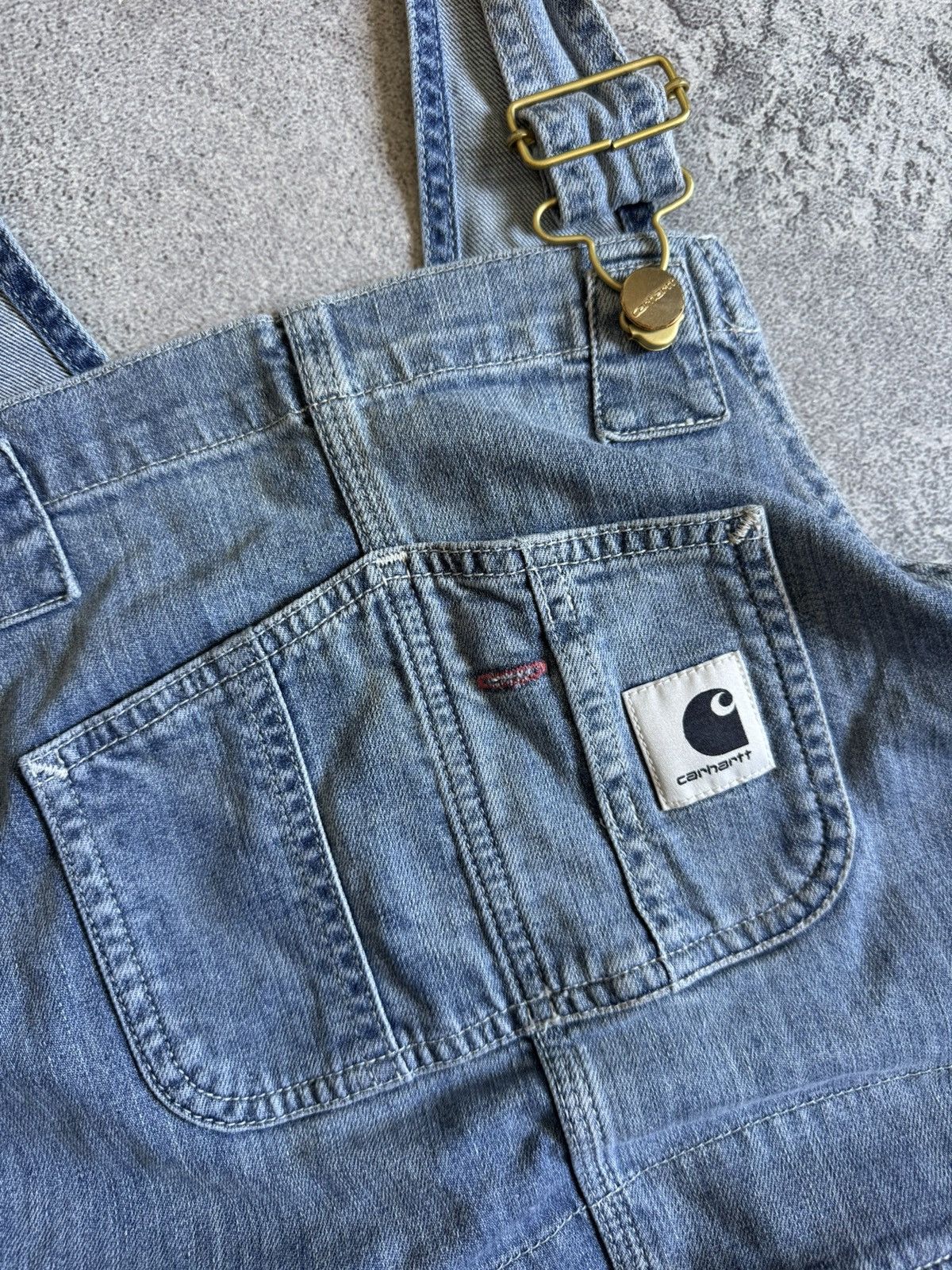 Carhartt Carhartt WIP Womens Denim Bib Overall Blue Size S Tapered Size 26" / US 2 / IT 38 - 4 Thumbnail