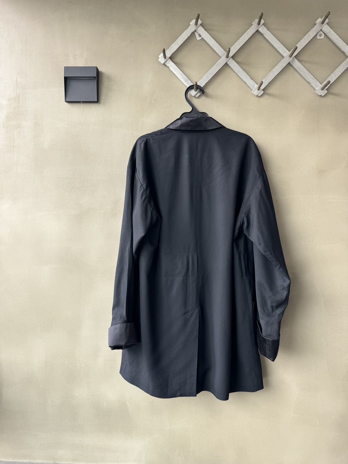 Maison Margiela Early Martin Margiela LINE 1 Viscose Wool Silk Black Blazer Size XS / US 0-2 / IT 36-38 - 18 Thumbnail