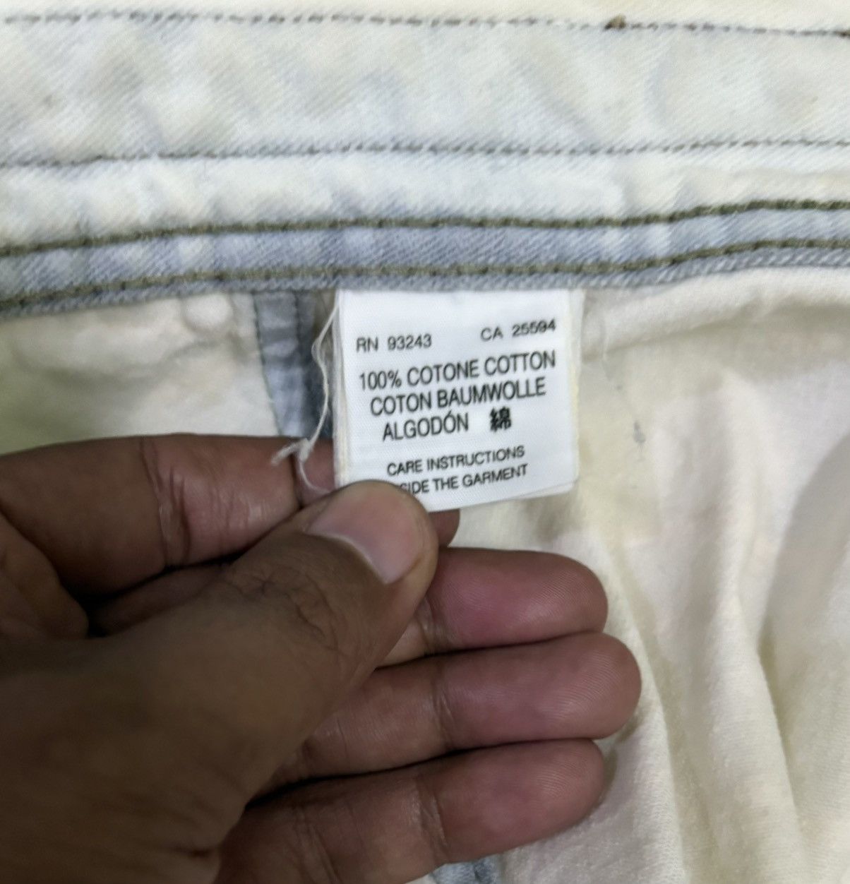 Diesel Diesel White Denim Type 3 Design Size US L / EU 52-54 / 3 - 22 Thumbnail