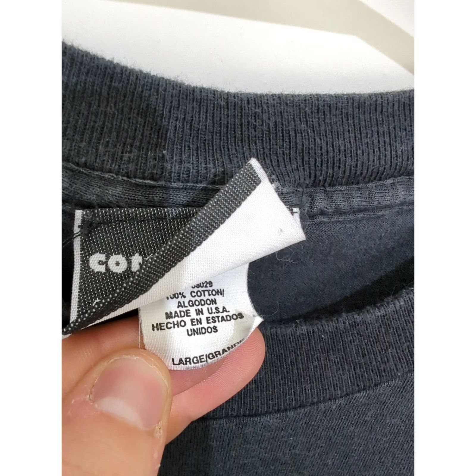 Vintage VINTAGE Cottontops Golf T Shirt Men Large Black 90s USA Made Short Sleeve Crew Neck Funny Logo Nationwide Sports Size US L / EU 52-54 / 3 - 3 Thumbnail