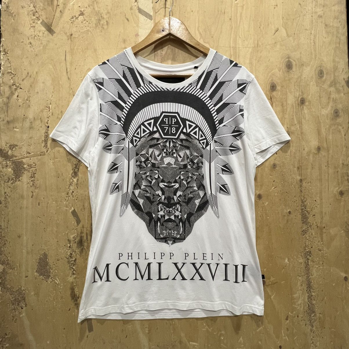 image of Philipp Plein Philip Plein Tee in White, Men's (Size XL)
