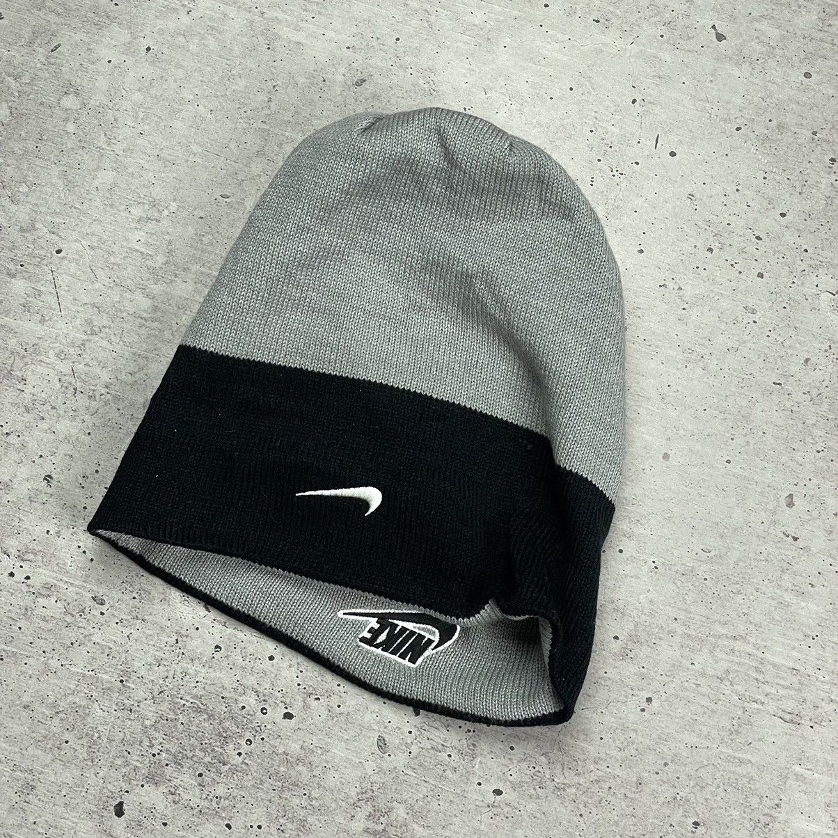 Nike × Vintage Vintage Nike two sides Beanie Hat Size ONE SIZE - 3 Thumbnail