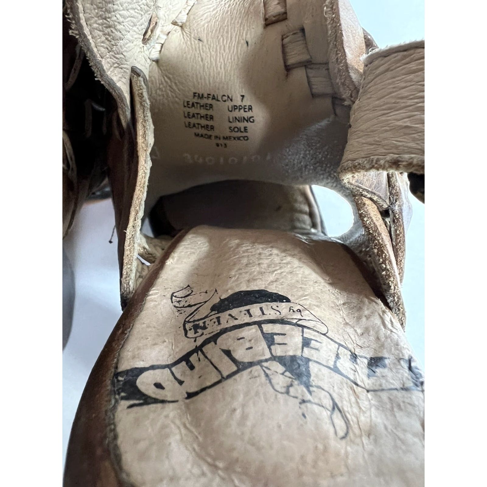FREEBIRD Freebird By Steven Eagle Booties Size 7 Peep Toe Leather Brown Women Size US 7 / IT 37 - 8 Thumbnail