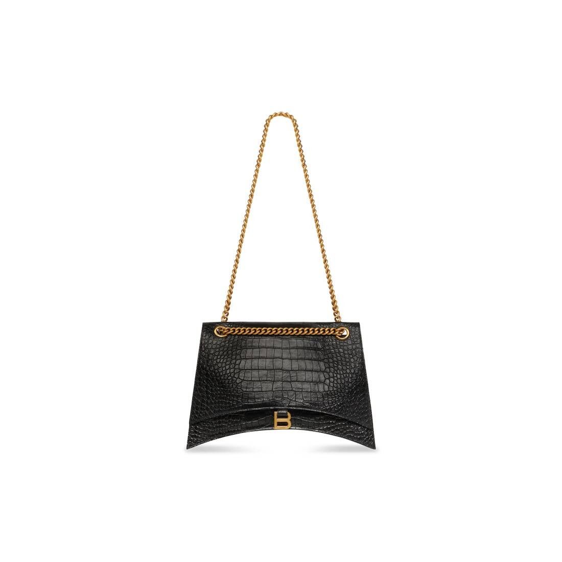Balenciaga o1mt1gz0325 Size: OS / Crush Large Chain Bag Crocodile Size ONE SIZE - 6 Thumbnail