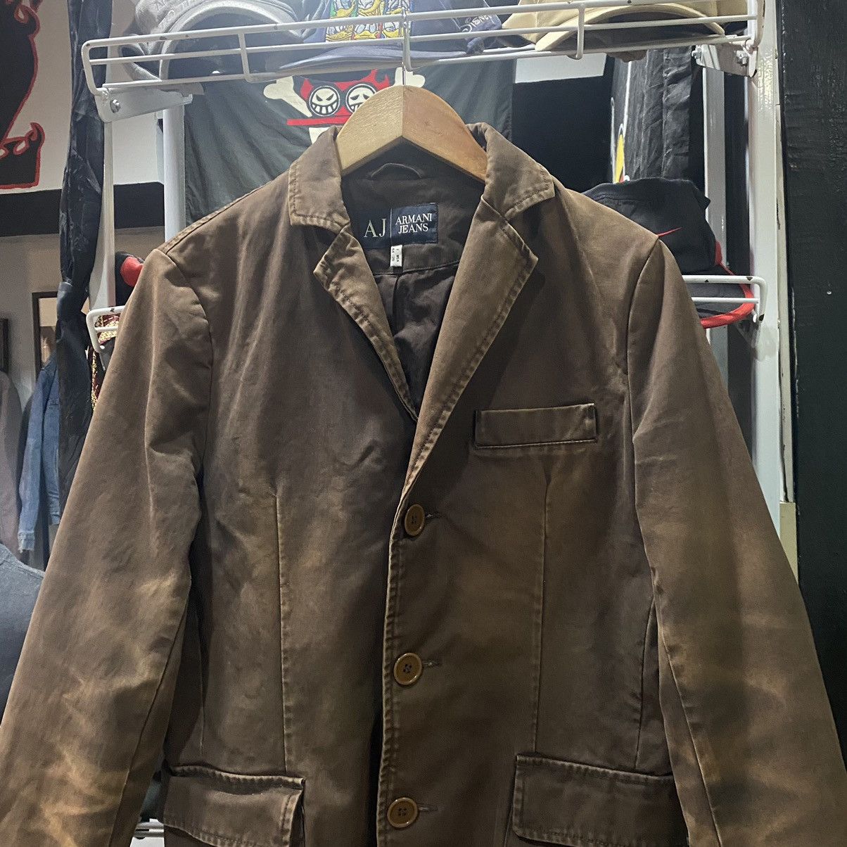 Armani VINTAGE RARE‼️ARMANI JEANS Blazer Jackets Archive Size 44S - 3 Thumbnail
