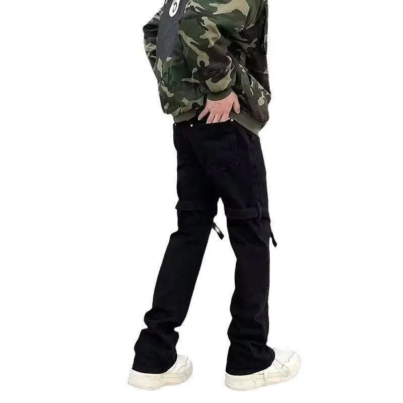 Japanese Brand Straight tube micro flared denim jeans Size US 32 / EU 48 - 4 Thumbnail