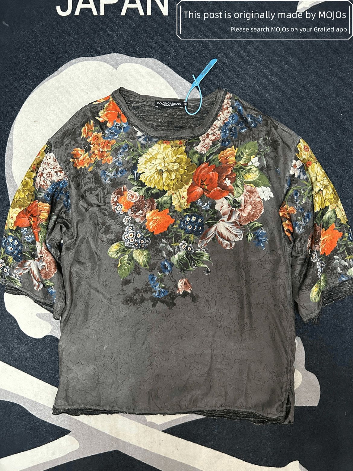 Dolce & Gabbana Dolce & Gabbana Flower Painting Tee Size US S / EU 44-46 / 1 - 1 Thumbnail