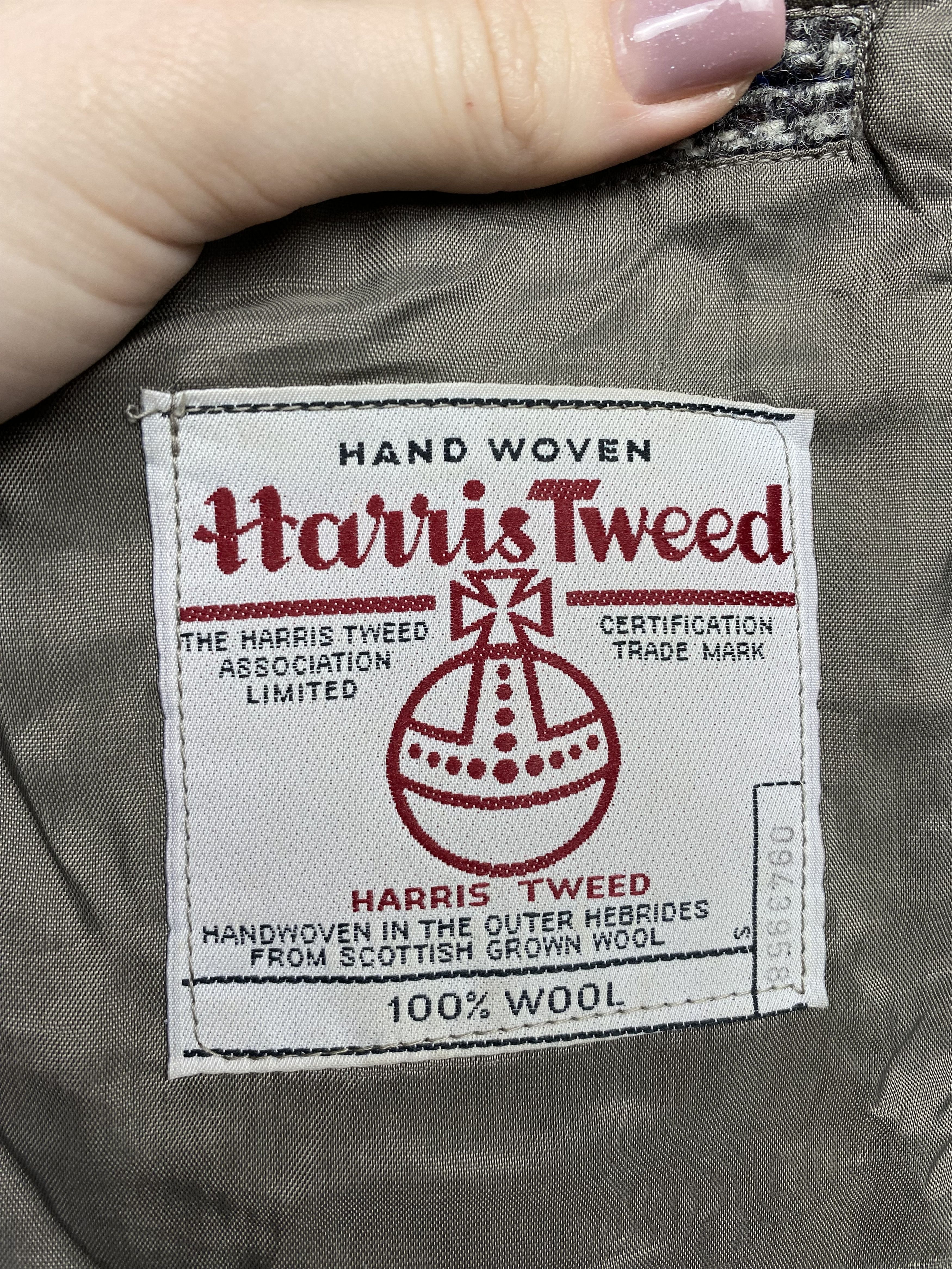 Harris Tweed Harris Tweed Wool Vintage Mens Two Buttons Blazer Jacket Size US L / EU 52-54 / 3 - 4 Thumbnail