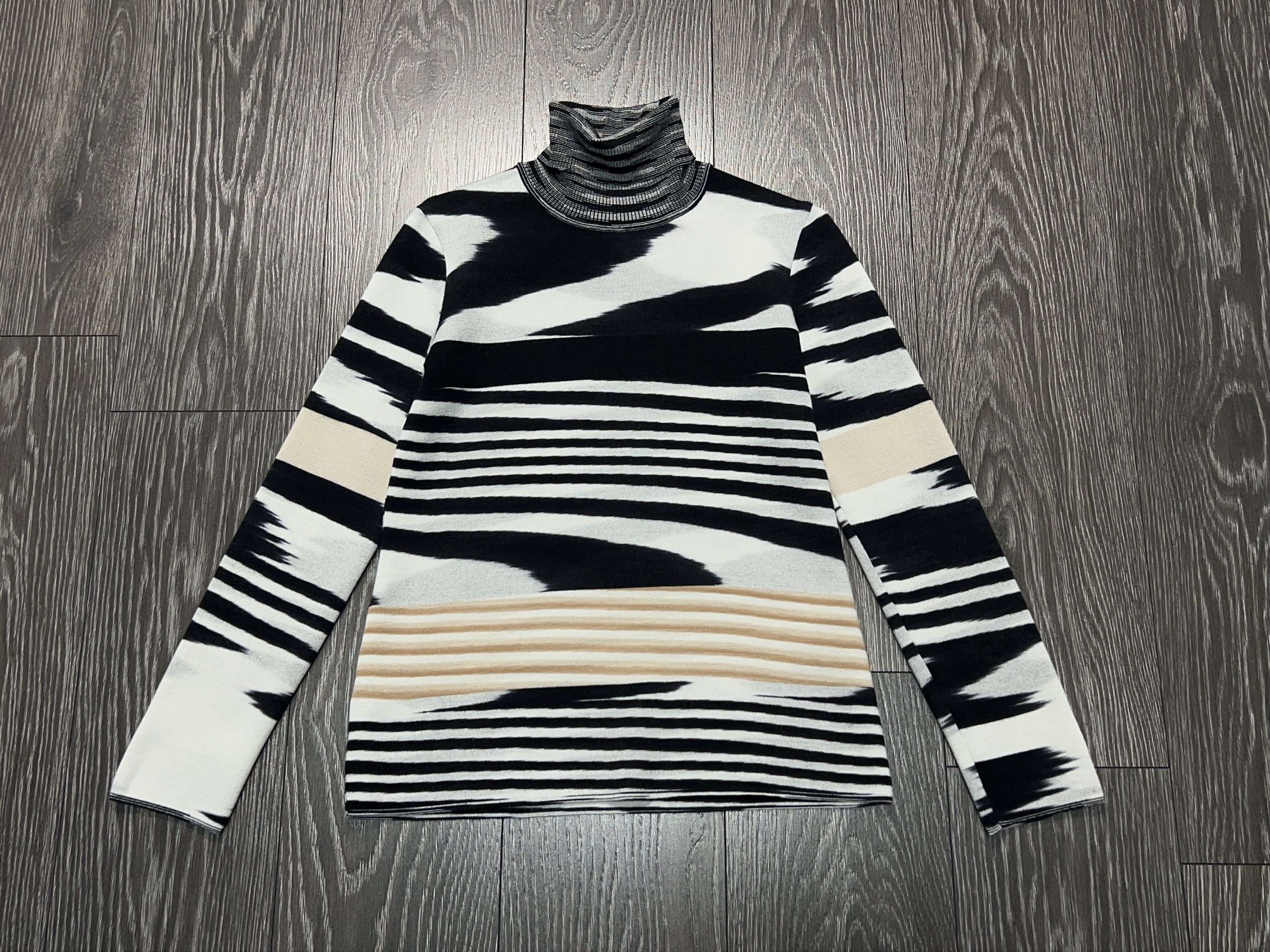 Missoni Womens Multicolor Jumper Sweater Turtleneck Wool Size M US 6 Size M / US 6-8 / IT 42-44 - 1 Thumbnail