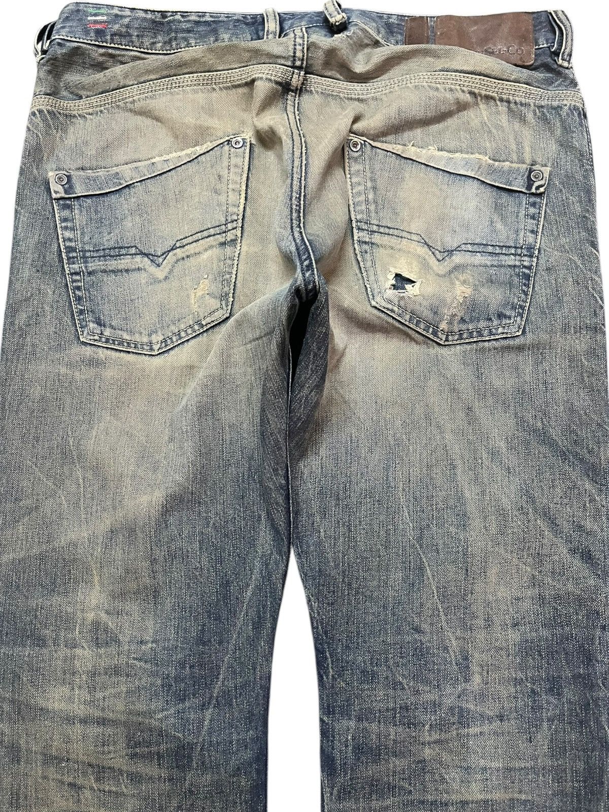 Diesel Vintage Diesel Krooley Mudwash Distressed Denim Size US 35 - 6 Thumbnail
