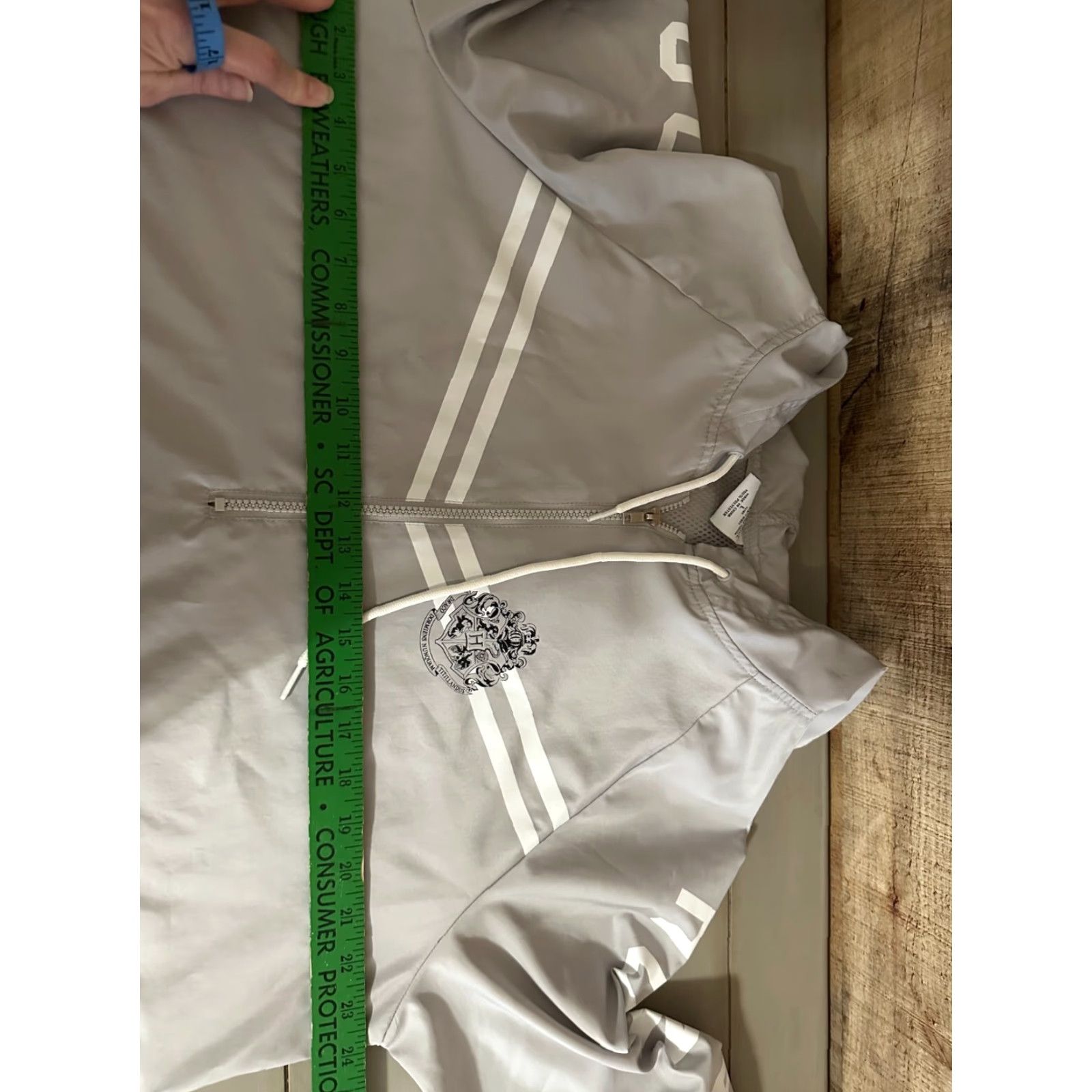 Rains Harry Potter Hogwarts Jacket Windbreaker 1/2 Zip Large Women Gray Rain Lightweight Casual Travel Jacket Weatherproof Size L / US 10 / IT 46 - 7 Thumbnail