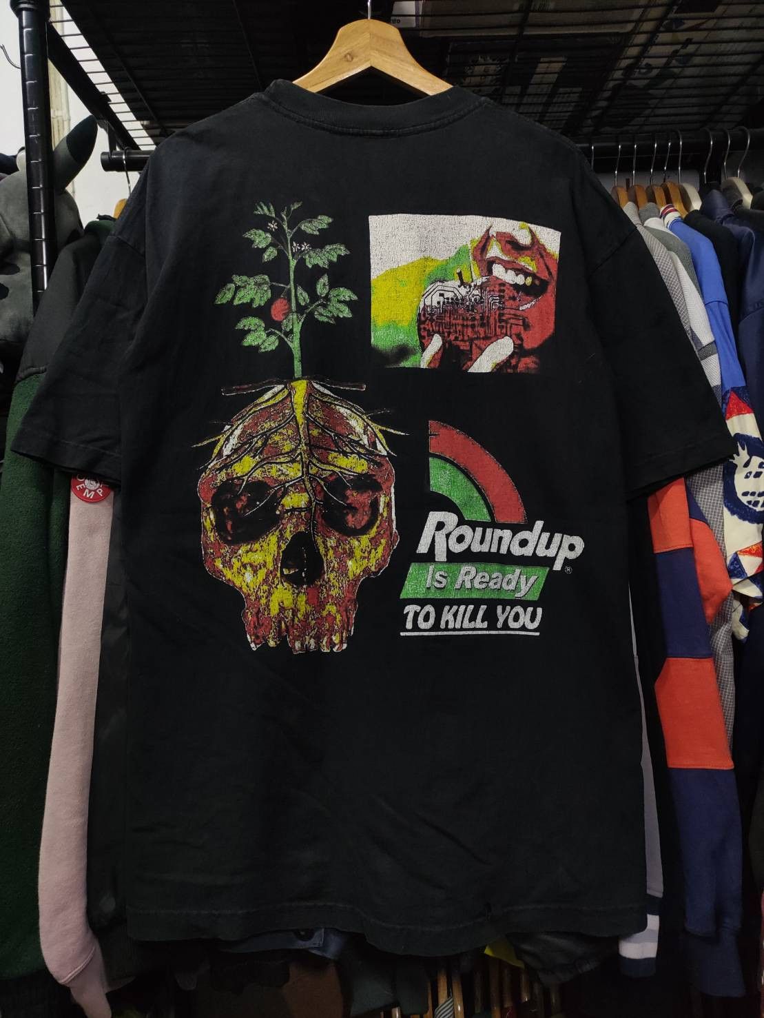 Online Ceramics Online Ceramics Genetic Engineering GMO Black T-Shirt Size US L / EU 52-54 / 3 - 2 Thumbnail