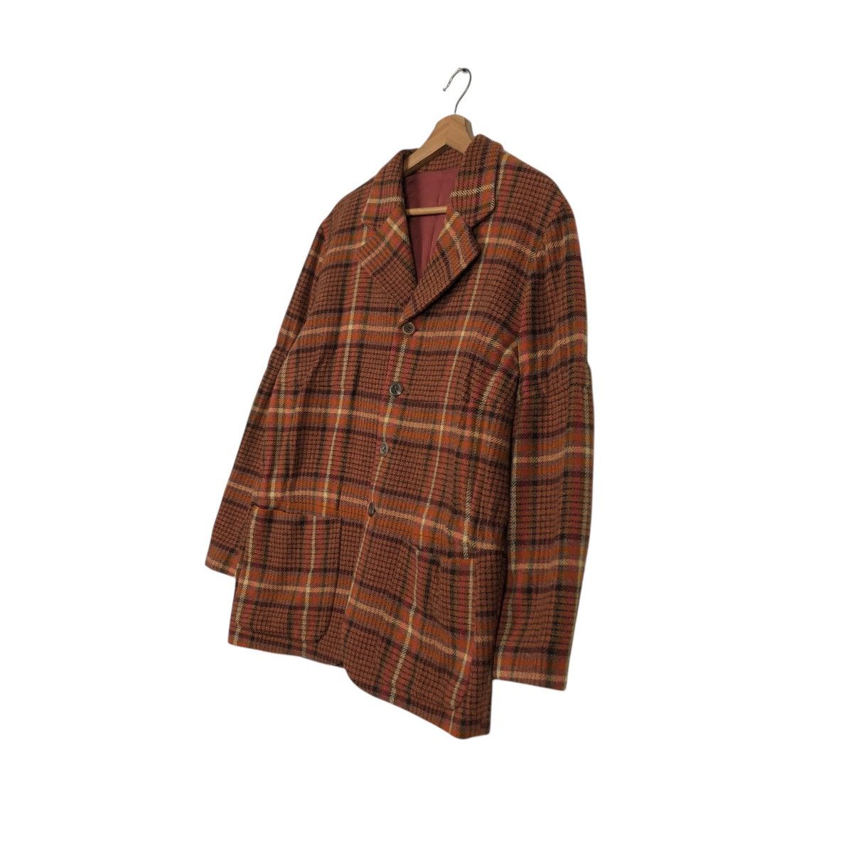 Issey Miyake 🔥VINTAGE ISSEY MIYAKE WOOL CHORE JACKET TARTAN DESIGN Size US M / EU 48-50 / 2 - 4 Thumbnail
