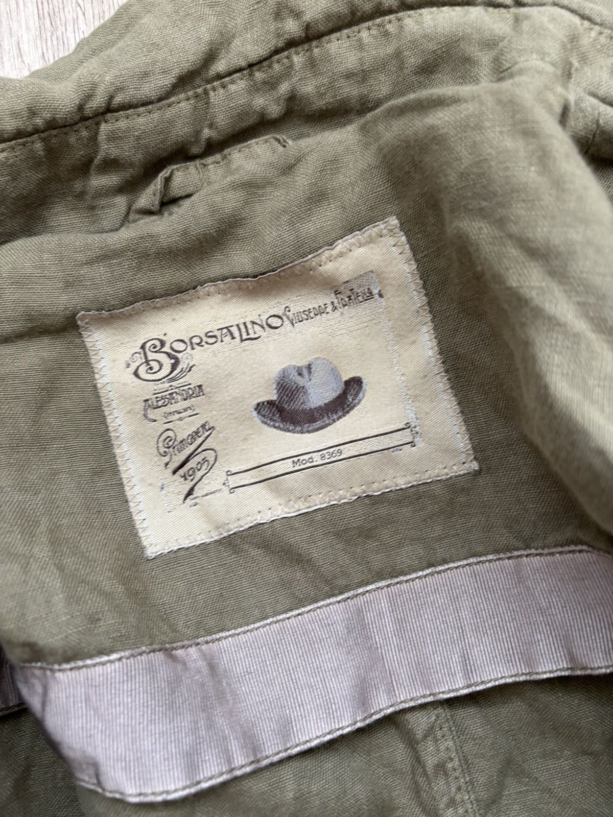 Borsalino Borsalino Linen Jacket Model 8369 - TG 48, Made in Italy Size US M / EU 48-50 / 2 - 25 Thumbnail