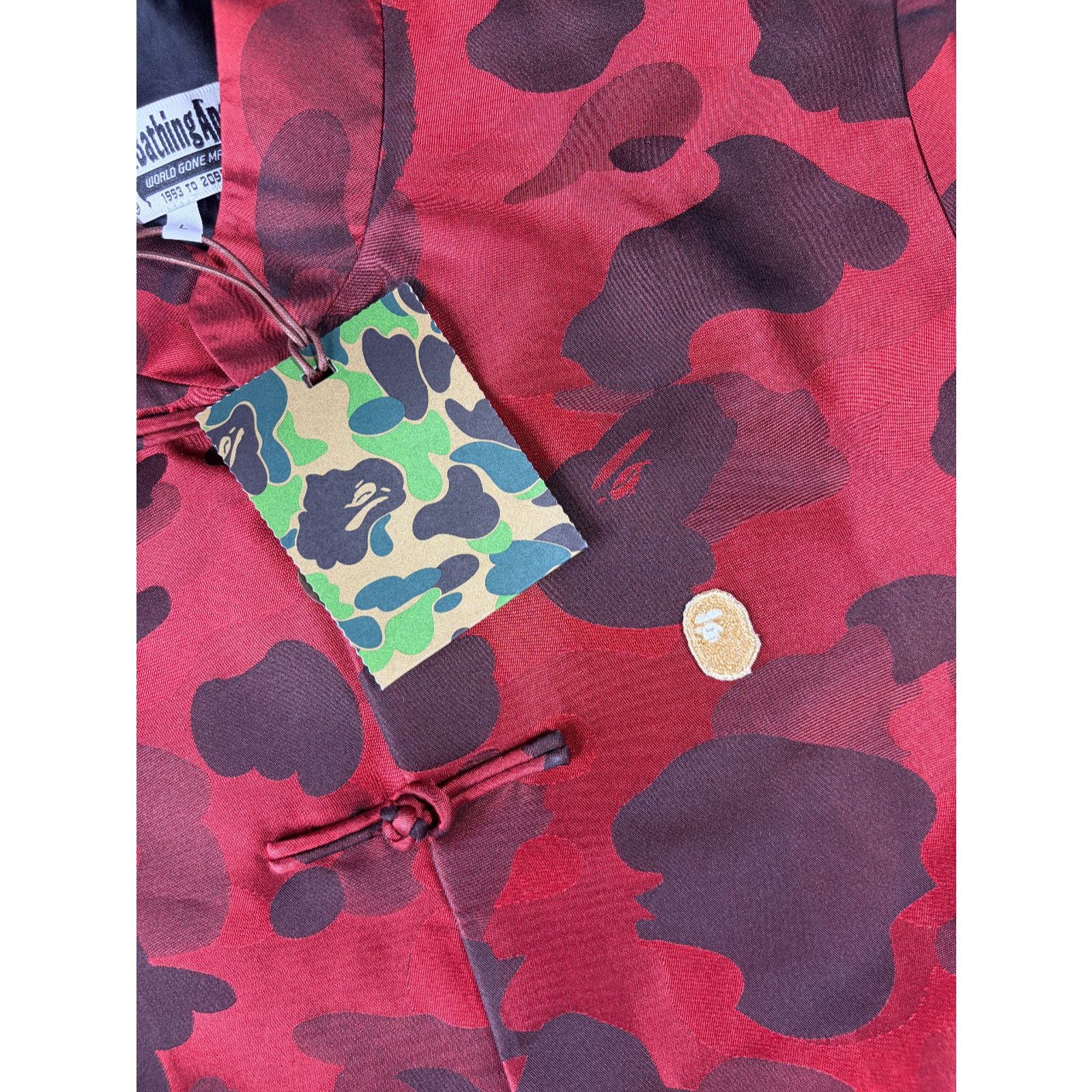 Bape Bape Red Color Camo Padded Chinese Jacket Size Large Size US L / EU 52-54 / 3 - 2 Thumbnail