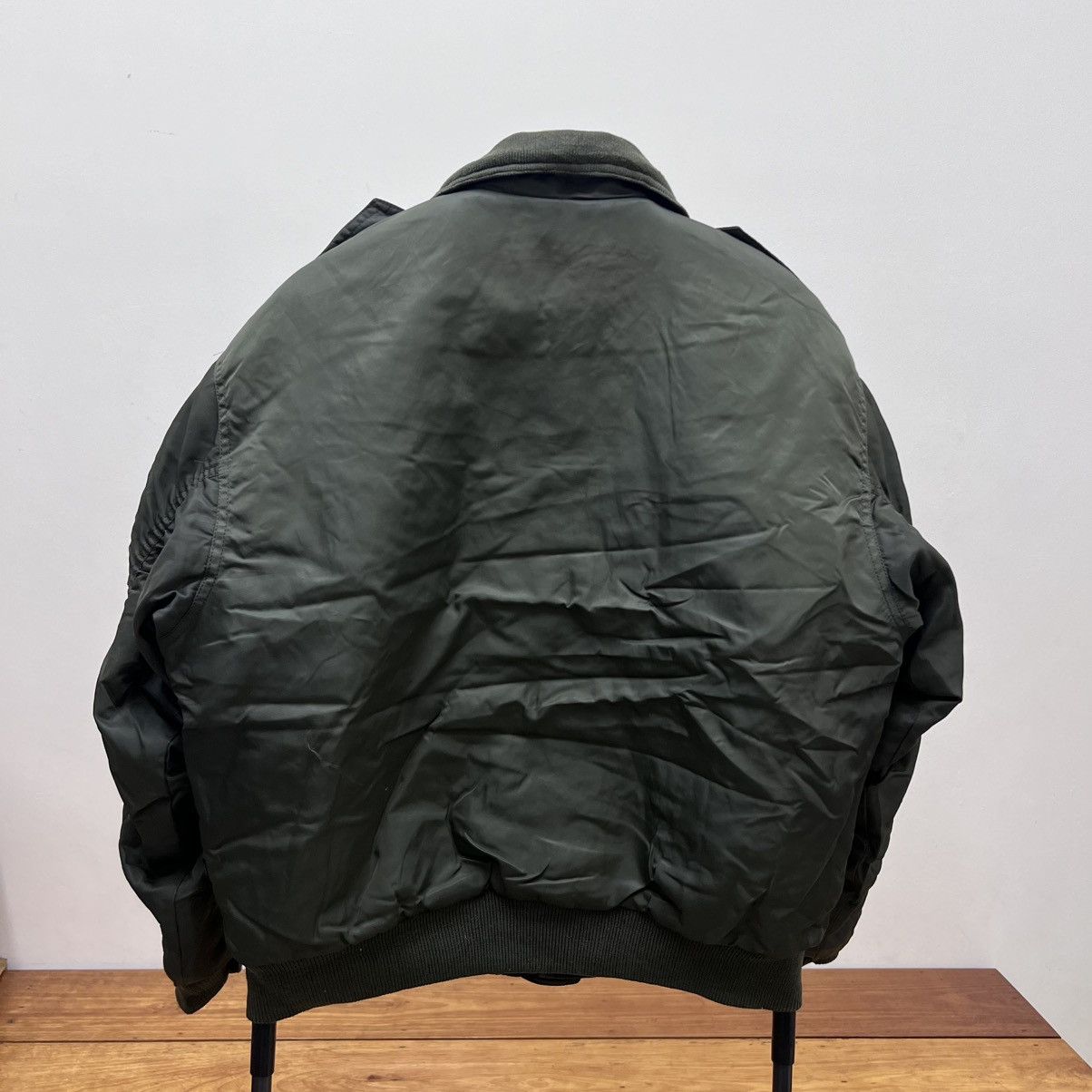 Vintage Vintage Kawasaki Military Style Bomber Jacket Racing Size US L / EU 52-54 / 3 - 2 Thumbnail
