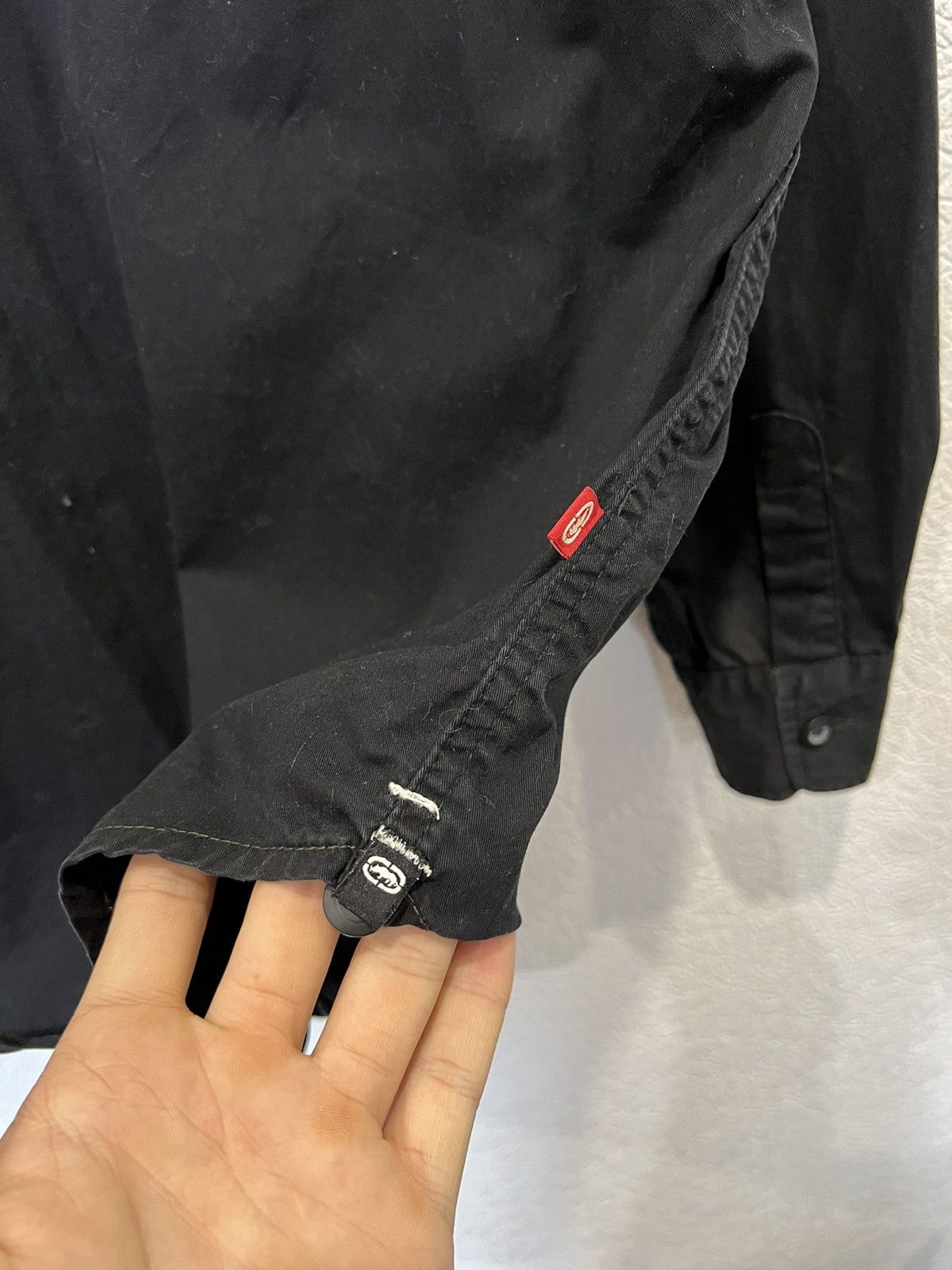 Ecko Unltd. Vintage Ecko Enltd. Black Avant Garde Shirt Size US M / EU 48-50 / 2 - 6 Thumbnail