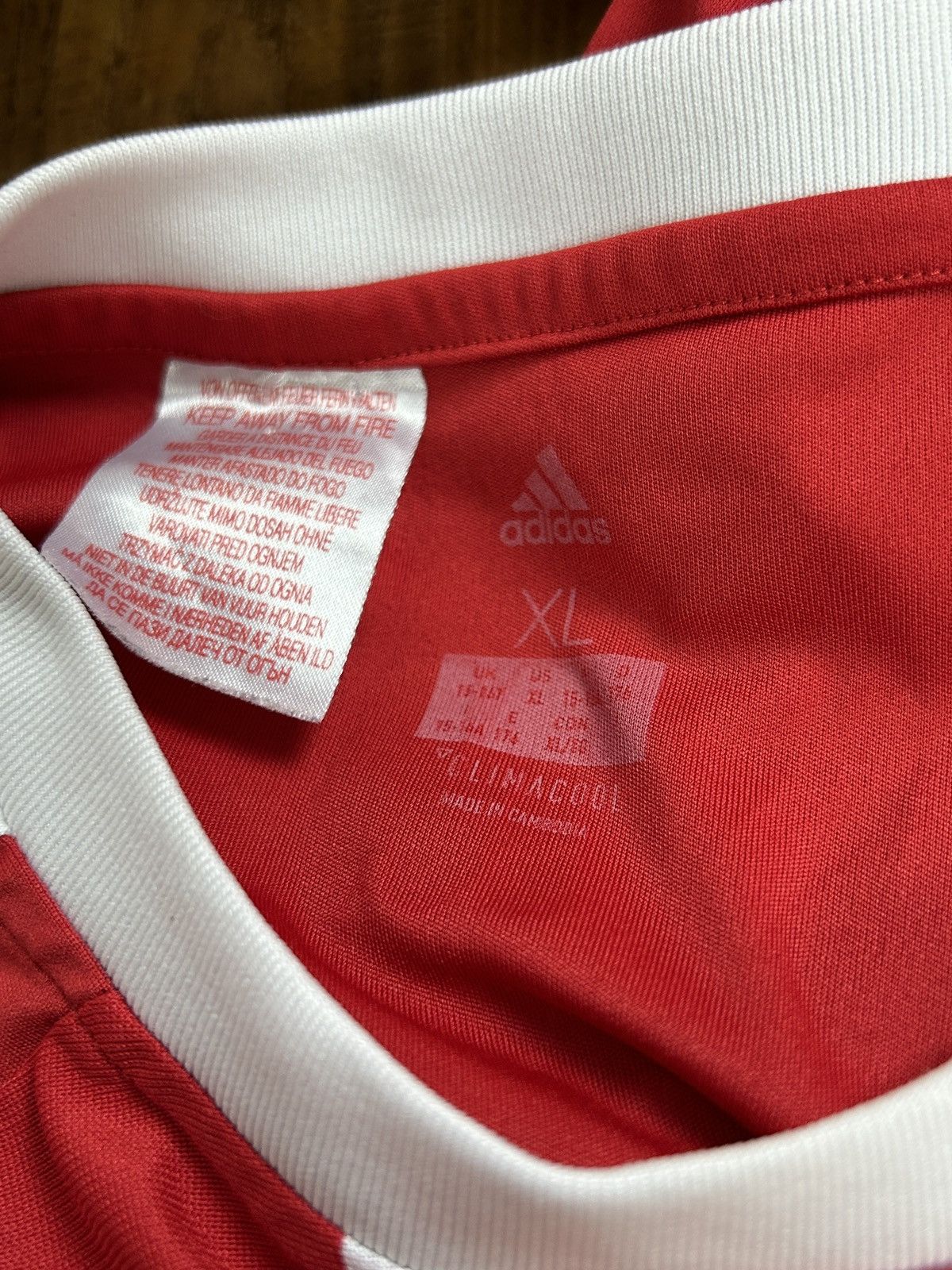 Adidas Adidas Bayen Munchen 2017/18 Home Kit Long Sleeve Jersey ~S Size US S / EU 44-46 / 1 - 11 Thumbnail
