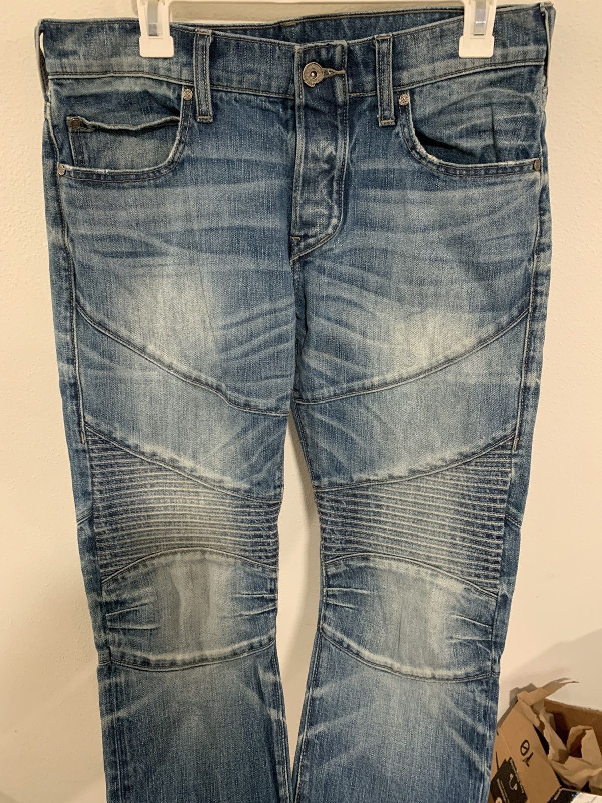 True Religion True Religion Mens Motorcycle Biker Jeans Size US 32 / EU 48 - 4 Thumbnail