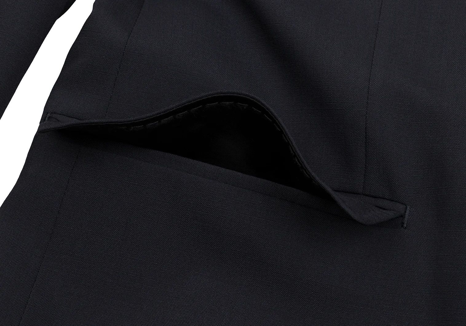 Jean Paul Gaultier Wool-Polyester Stretch 3B Jacket in Navy, Size 48 Size US M / EU 48-50 / 2 - 10 Thumbnail