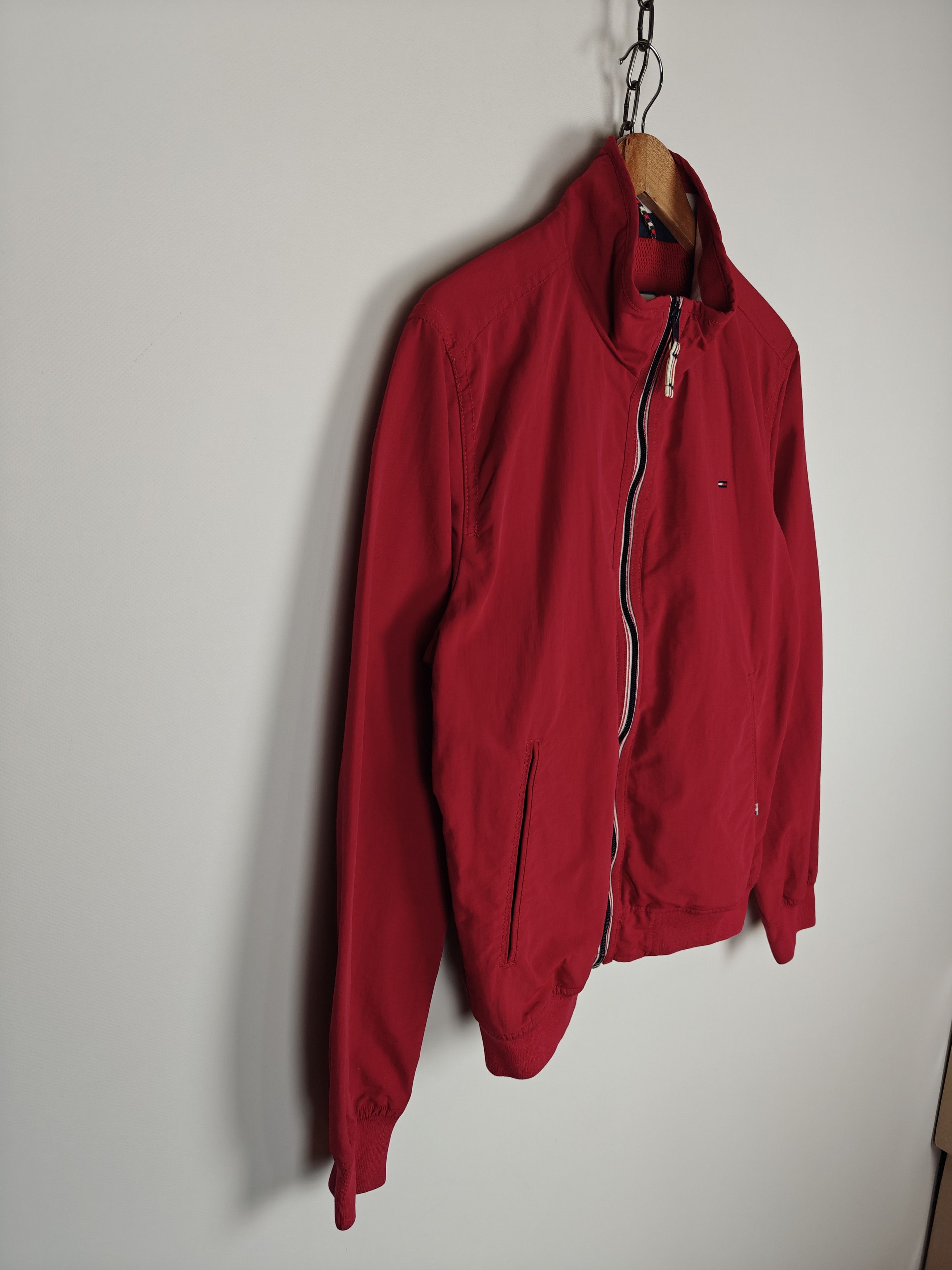 Tommy Hilfiger Tommy Hilfiger Denim Zip Jacket Red American Original L Size US L / EU 52-54 / 3 - 6 Thumbnail