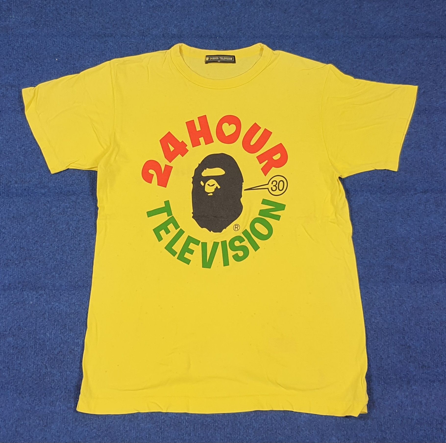 Vintage BAPE x 24 Hour Television Charity Tee C285N40