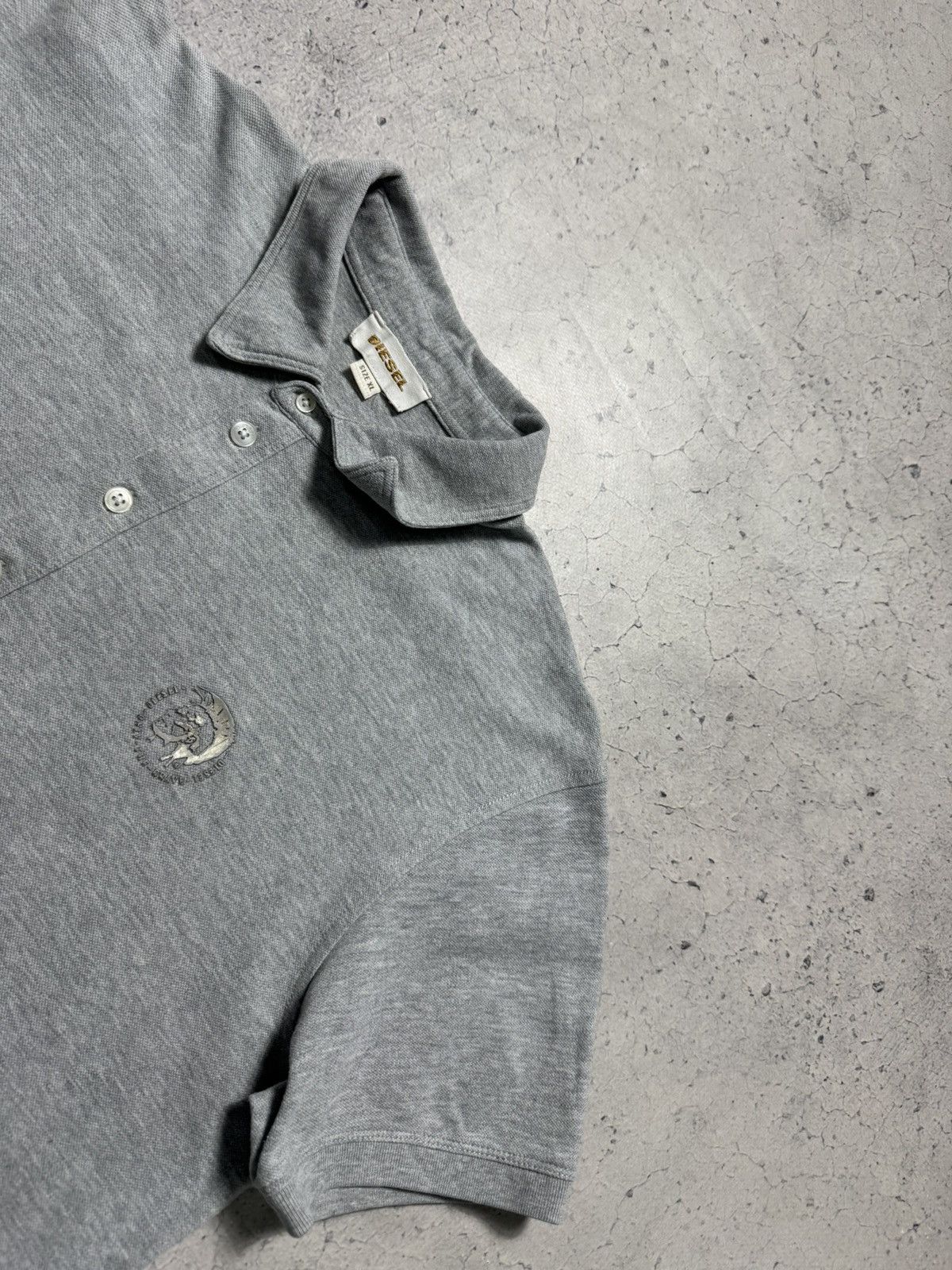 Diesel Diesel Industry Polo Shirt Grey Size XL Size US XL / EU 56 / 4 - 6 Thumbnail