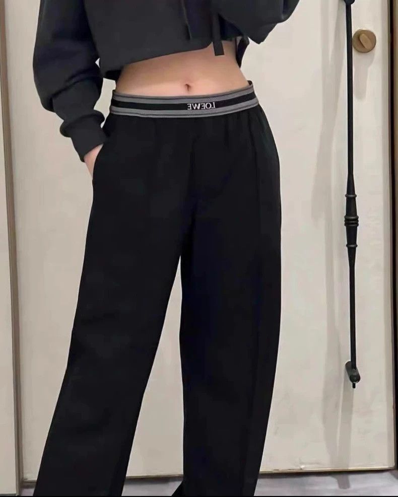 Loewe LOEWE sizeL Black casual trousers Size 28" / US 6 / IT 42 - 6 Thumbnail