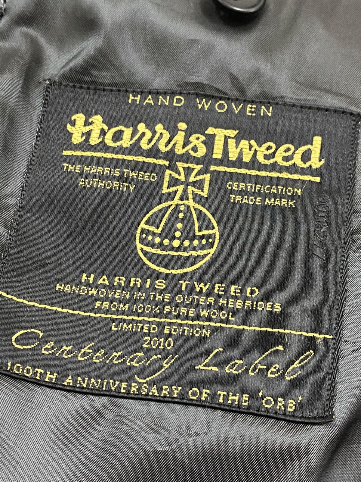 Harris Tweed Harris Tweed Wool Coat Jacket Grey Size US L / EU 52-54 / 3 - 9 Thumbnail