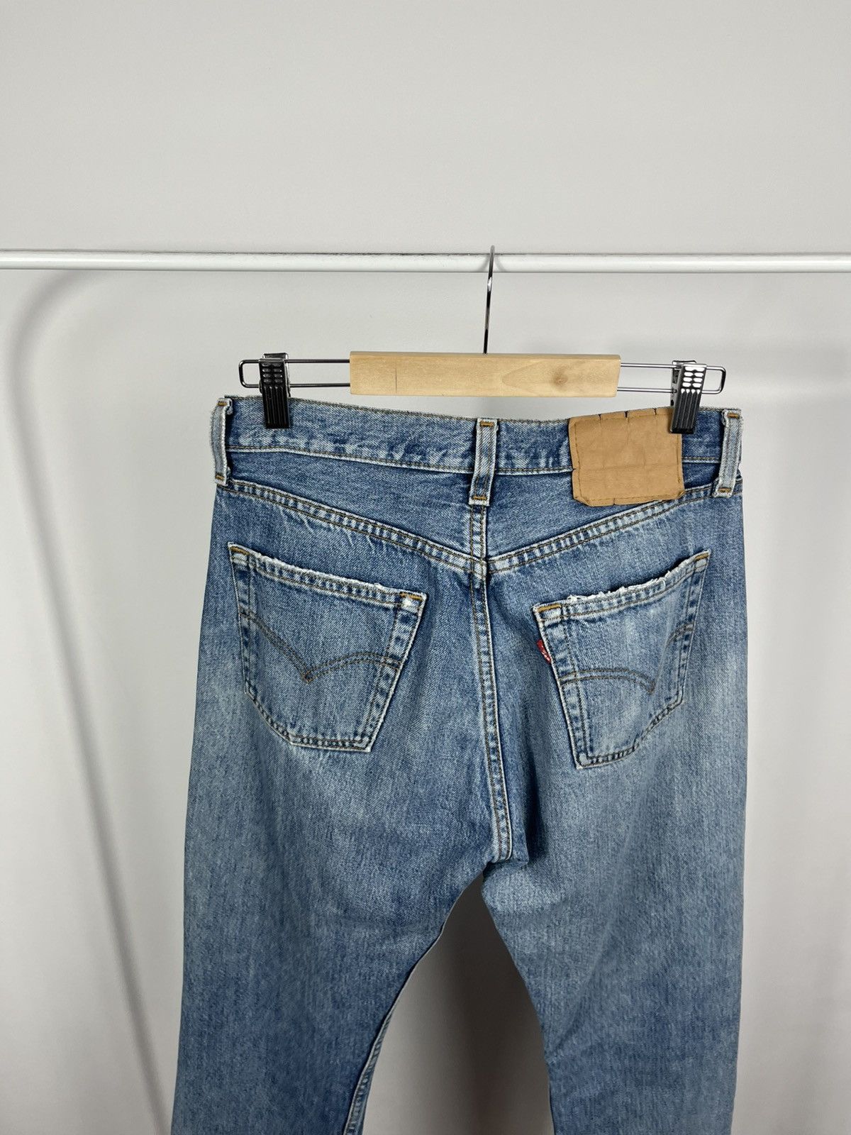 Levi's Vintage Levi’s 501 Jeans W29 L32 Made in USA Japanese Market Size US 29 - 6 Thumbnail